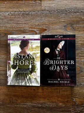 Hearts of Eire Series 2 Books Rachel Nickle “Distant Shores” “Of Brighter Days”